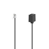 Hama Telefoon (analoog) Verlengkabel [1x RJ11-stekker - 1x RJ11-bus] 6 m Zwart - thumbnail