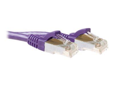 ACT Paarse 15 meter LSZH SFTP CAT6A patchkabel snagless met RJ45 connectoren ACT Paarse 15 meter LSZH SFTP CAT6A patchkabel snagless met RJ45 connectoren