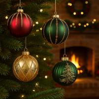 Kerstbal glas d8 cm a4 I Decoris - Decoris - thumbnail