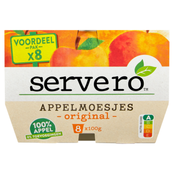 Servero Appelmoesjes 100% Appel Original bij Jumbo