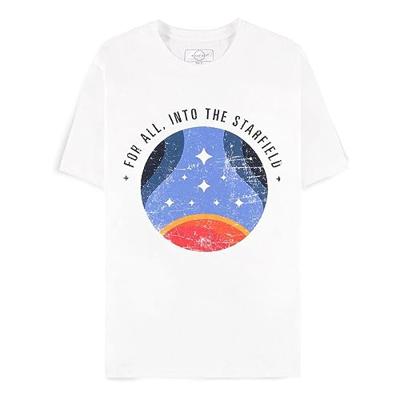 Starfield - For All Into the Starfield Men's Short Sleeved T-shirt