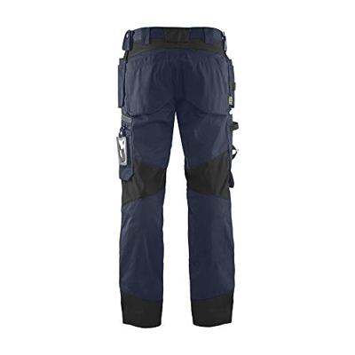 Blåkläder Werkbroek met spijkerzakken 15551860 | Donker marineblauw/Zwart | Maat D116 - 7330509590294