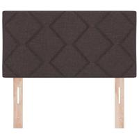 Hoofdbord met LED -striplichten met hoofdeinde Bruin 80 cm Stof - thumbnail