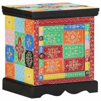 Nachtkastje 2 st 40x35x45 cm massief mangohout mango - thumbnail