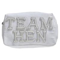 Ginger Ray team hen toilettas wit 20 cm | 10 stuks - thumbnail