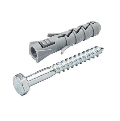 Homefix Nylon Plug 10X50 + Houtdraadbout Vz 8X60 | 4 stuks - 6701.10.30040