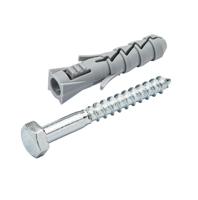 Homefix Nylon Plug 10X50 + Houtdraadbout Vz 8X60 | 4 stuks - 6701.10.30040 - thumbnail