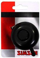 Simson fietsbel race zwart op kaart - thumbnail