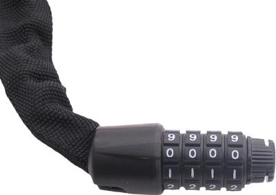 Edge Kettingslot met code web racer 90cm - zwart