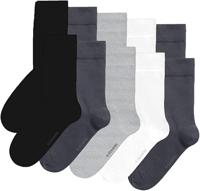 10-paar - heren sokken - Blue Combi - Voordeelverpakking heren sokken - thumbnail