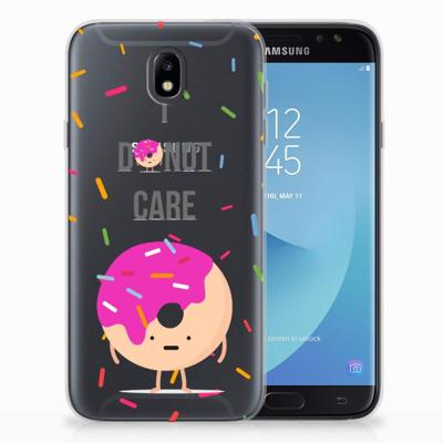 Samsung Galaxy J7 2017 | J7 Pro | Siliconen Case | Donut Roze