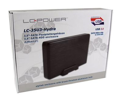 LC-Power LC-35U3-HYDRA HDD enclosure 3.5 Zwart opslagbehuizing