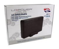 LC-Power LC-35U3-HYDRA HDD enclosure 3.5 Zwart opslagbehuizing - thumbnail