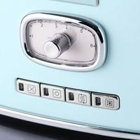 Retro Serie - 2 Slice Toaster - 815W - Blue - thumbnail