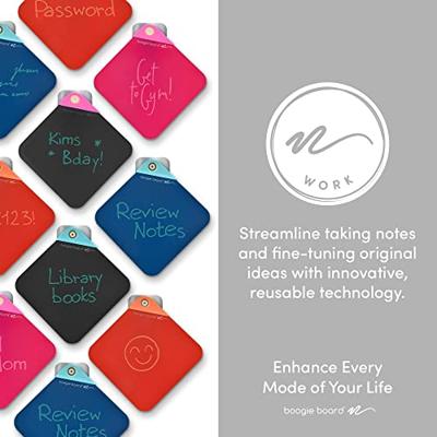 Boogie Board VersaNotes™ Starter Pack Digitale notitieblaadjes Blauw, Rood, Oranje