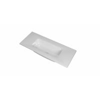 INK Reflekt Wastafel Polystone Midden Zonder Kraangat - 1000x400x15 mm - Glans Wit - thumbnail