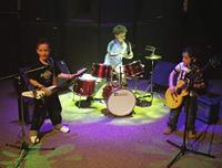 Dimavery JDS-305 compleet 5-delig kinderdrumstel rood - thumbnail