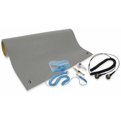 Quadrios ESD-bureaumatset Grijs (l x b) 1200 mm x 600 mm Quadrios ESD-bureaumatset Grijs (l x b) 1200 mm x 600 mm