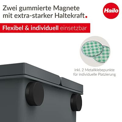 Hailo flexbox s multifunctionele afvalemmer 7l