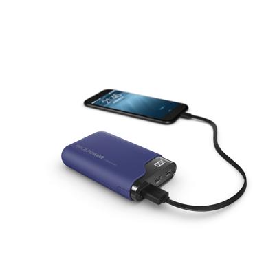 RealPower PB-7500C Navy Blue powerbank 7500 mAh Zwart, Blauw RealPower PB-7500C Navy Blue powerbank 7500 mAh Zwart, Blauw