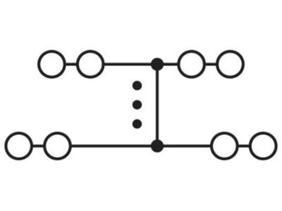 Phoenix Contact 3270247 Potentiaalverdeler 8.3 mm Spanveer Grijs 10 stuk(s)