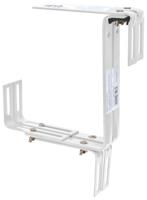 Balkonhaak type C wit - 2 stuks - thumbnail