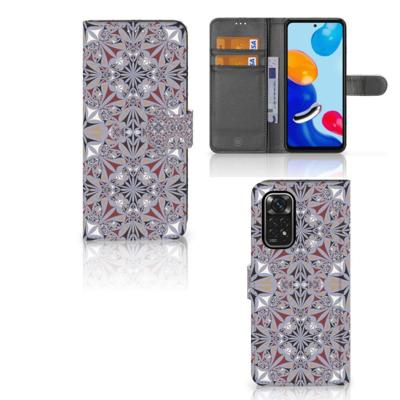 Xiaomi Redmi Note 11/11S | Bookcase | Flower Tiles Xiaomi Redmi Note 11/11S | Bookcase | Flower Tiles
