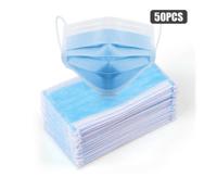50 Stuks 3-Laags Wegwerp Mondkapjes - thumbnail