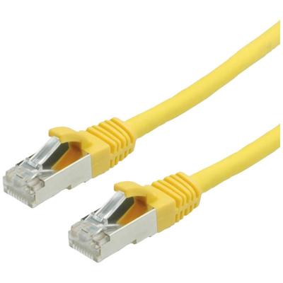 VALUE Patchkabel Cat.6 (Class E) S/FTP (PiMF), LS0H, geel, 10 m