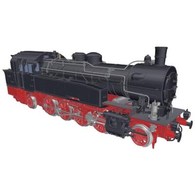 Piko H0 50664 H0 stoomlocomotief BR 93 van de DR Piko H0 50664 H0 stoomlocomotief BR 93 van de DR
