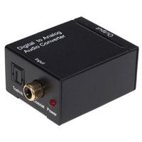 Digitaal Optisch Coaxiaal naar Analoog RCA Audio Converter(zwart) - thumbnail