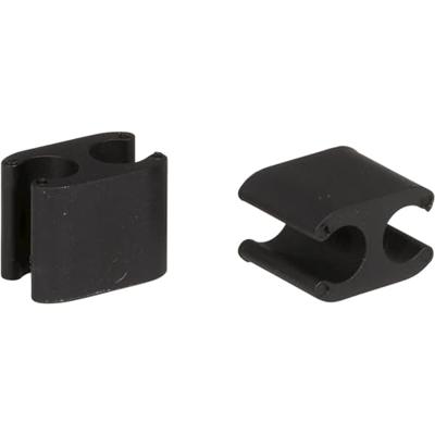 Elvedes kabelclips duo zwart 5+2,5mm(di2) (x10) cp2020101