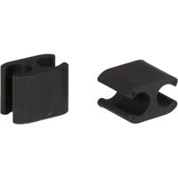 Elvedes kabelclips duo zwart 5+2,5mm(di2) (x10) cp2020101 - thumbnail