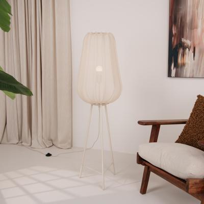 Light & Living Japandi vloerlampPlumeria crème Ø 42cm - 1735127