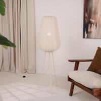 Light & Living Japandi vloerlampPlumeria crème Ø 42cm - 1735127 - thumbnail