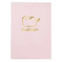 Blueprint Collections Pusheen luxe notitieboek A5 roze/goud - thumbnail
