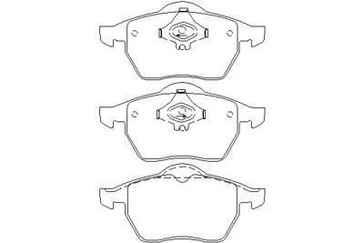Remblokken set 2162402
