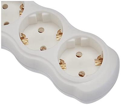 Kopp tafelcontactdoos 6-voudig 45gr RA wit zonder snoer Kopp tafelcontactdoos 6-voudig 45gr RA wit zonder snoer