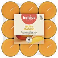 Bolsius geurtheelicht true scents mango 18 stuks - thumbnail