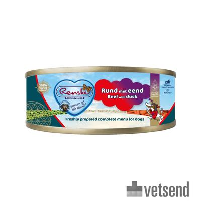 Renske hondenvoer vers rund & eend 95g