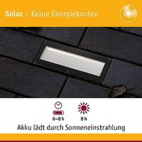 Paulmann 94576 Domenic Inbouwlamp op zonne-energie 0.1 W Warmwit Zwart - thumbnail