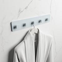 MONDIAZ EASY Handdoekhaakjes 45cm solid surface kleur Clay - thumbnail