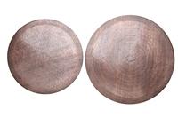 Light & Living Salontafel Talca Set van 2 stuks, 65/75cm - Antiek Koper/Zwart - Rond - thumbnail