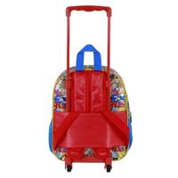 Sonic The Hedgehog 3D Backpack with Wheels Unstoppable Blue Small - thumbnail