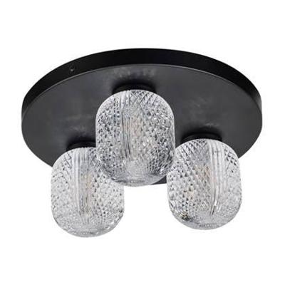 ETH Unieke plafondlampKristel 3-lichts zwart - 05-PL2193-30