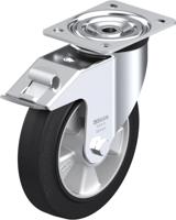 Blickle L-ALEV 200K-FI Zwenkwiel met rem Wieldiameter: 200 mm Draagvermogen (max.): 400 kg 1 stuk(s) - thumbnail