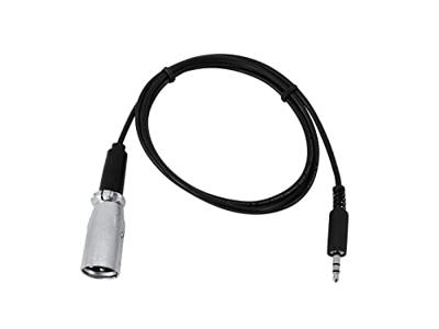 Eurolite DMX-Adapter IN DMX Adapter [1x Jackplug male 3,5 mm - 1x XLR-stekker] 1.00 m