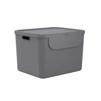 Rotho Albula Afvalscheider 55L Antraciet - thumbnail