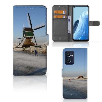 OPPO Find X5 Lite | Reno 7 5G | Flip Cover | Schaatsers