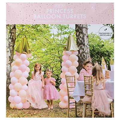 Pastel Puur Witte Ballonnen It's A Boy Blauw/Goud (6st)